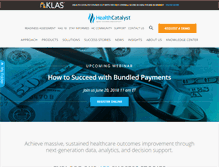 Tablet Screenshot of healthcatalyst.com